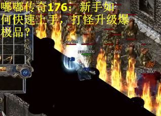 嘟嘟传奇176：新手如何快速上手，打怪升级爆极品？