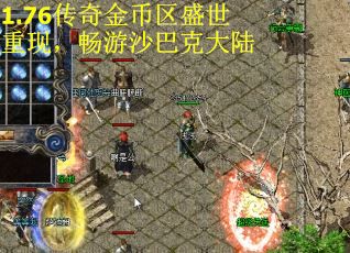 1.76传奇金币区盛世重现，畅游沙巴克大陆