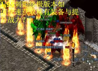 1.95刺影终极版本如何快速获取稀有装备与提升战力？