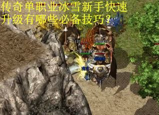 传奇单职业冰雪新手快速升级有哪些必备技巧？