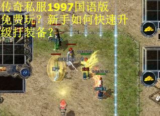 传奇私服1997国语版免费玩？新手如何快速升级打装备？
