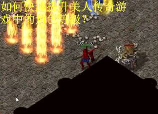 如何快速提升美人传奇游戏中的角色等级？